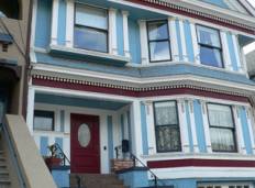 Zelaya Jr Painting - painted exterior of urban home